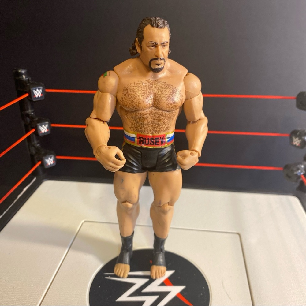 Rusev Mattel Basic Series 54 Wrestling Action Figure WWE WWF Miro AEW